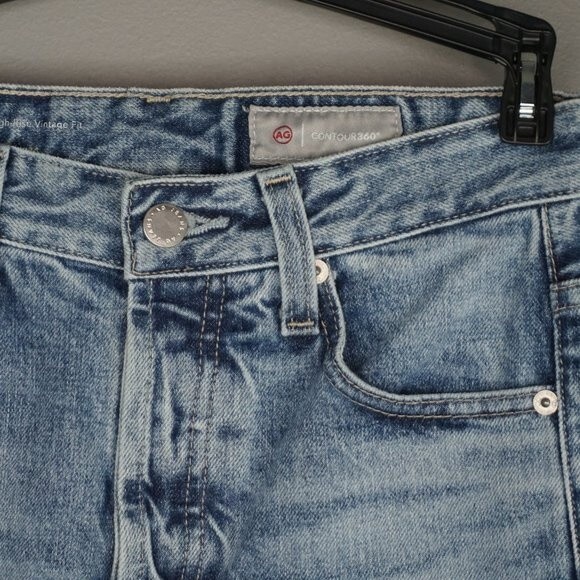 AG Adriano Goldschmied Alexxis Slim High Rise Straight Leg Jeans size 24 New - Picture 7 of 11